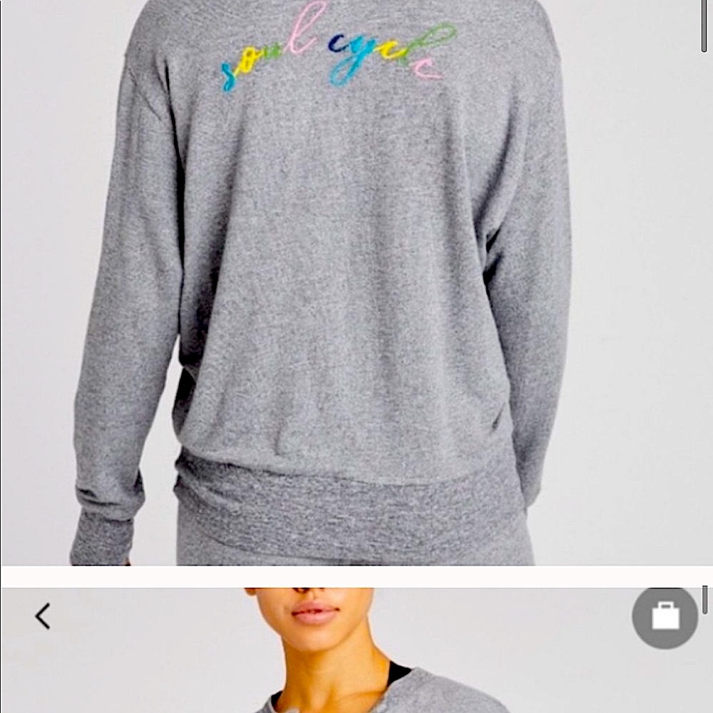 Monrow x Soulcycle sweatshirt